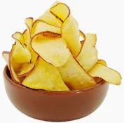 Chips de Batata-Doce Artesanal (100g)Fatias finas de batata-doce desidratadas e assadas, temperadas com sal rosa e azeite.